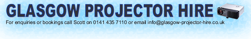 Welcome to the Glasgow Projector Hire website